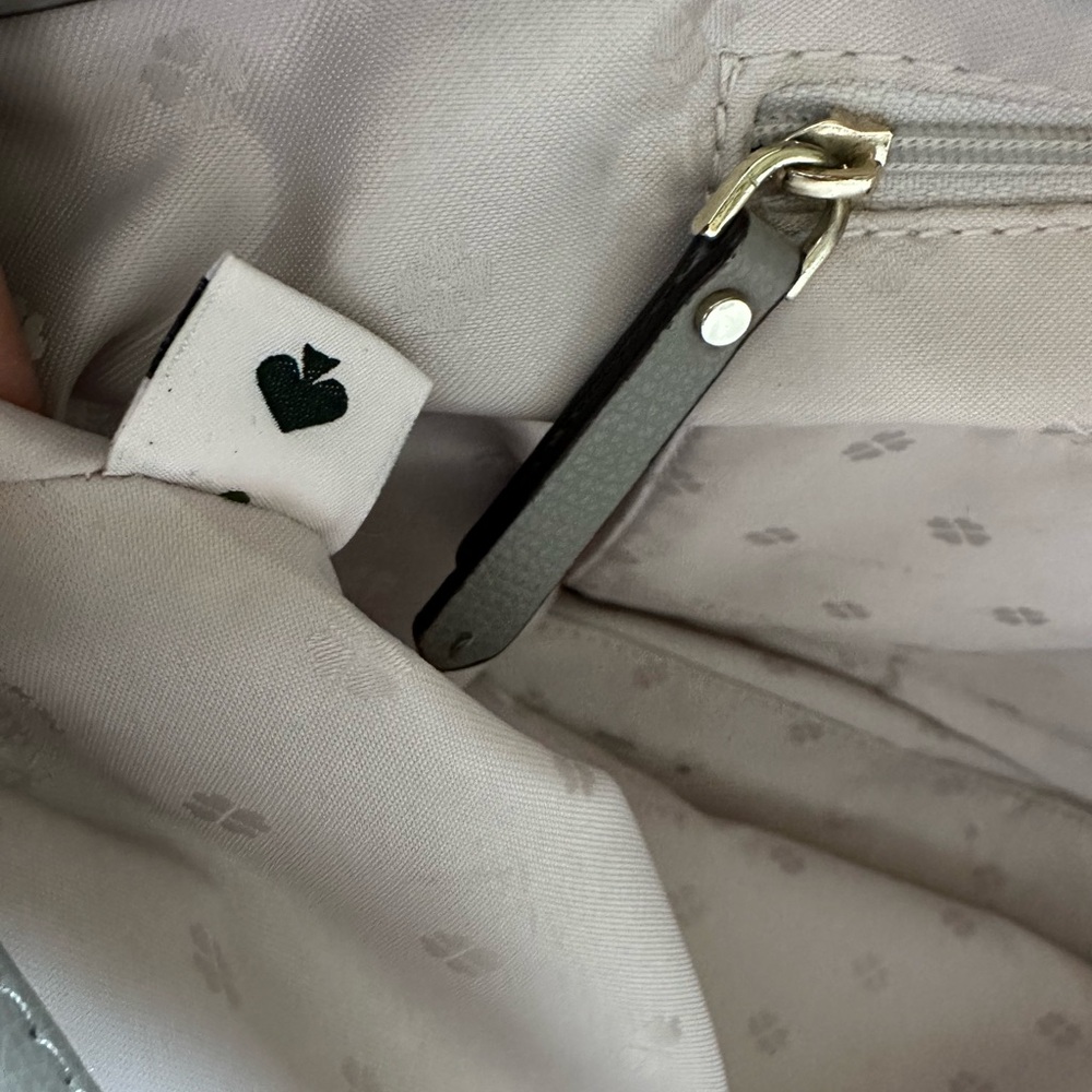 Kate Spade Gray Molly Large Work Leather Tote - Picture 11 of 15
